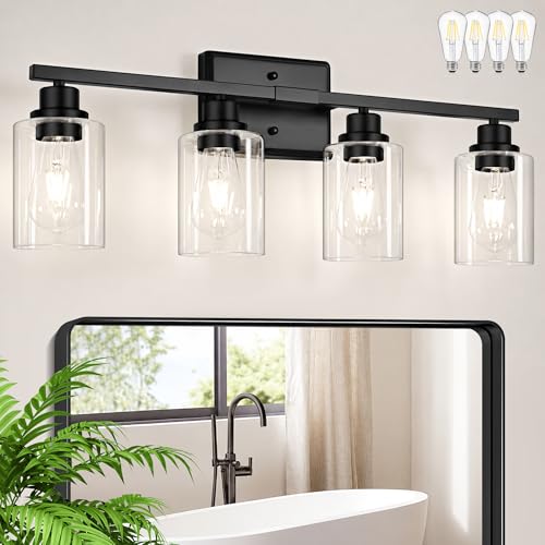 Modern Black Bathroom Light Fixtures