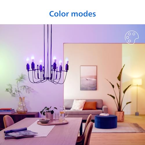 Smart 40W B12 Color LED Smart Candle (4 Count)
