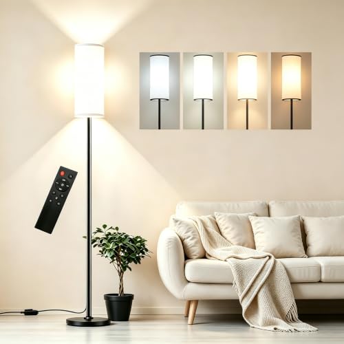 67" Floor Lamps for Living Room with Magnetic Remote