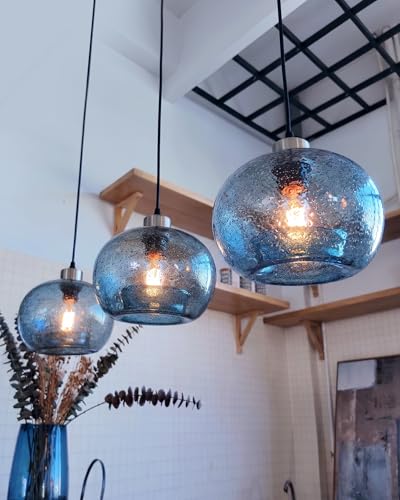 Blue Pendant Light