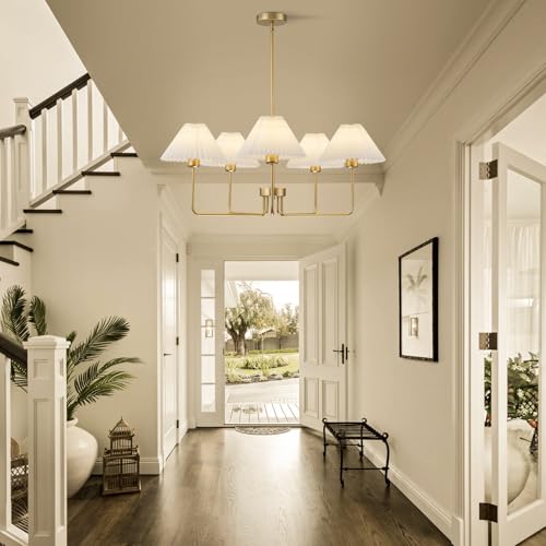 33.4” Gold Chandelier (5 Count)