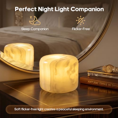 Natural Stone Marble Night Light