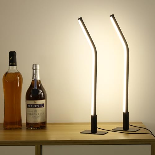 Slim Metal Table Lamp Bedside Lamp Set of 2 (2 Count)