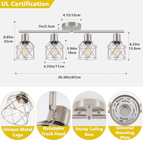 4 Light Kitchen Lighting Fixtures