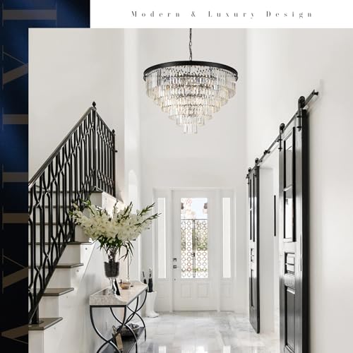 35" Large Crystal Chandeliers 6