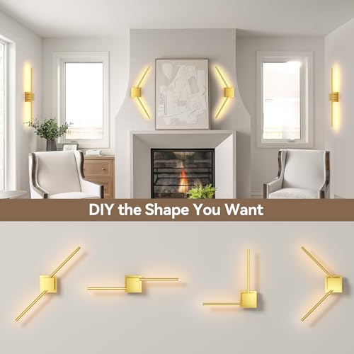 Battery Operated Wall Sconces Set of 2 (2 Count)