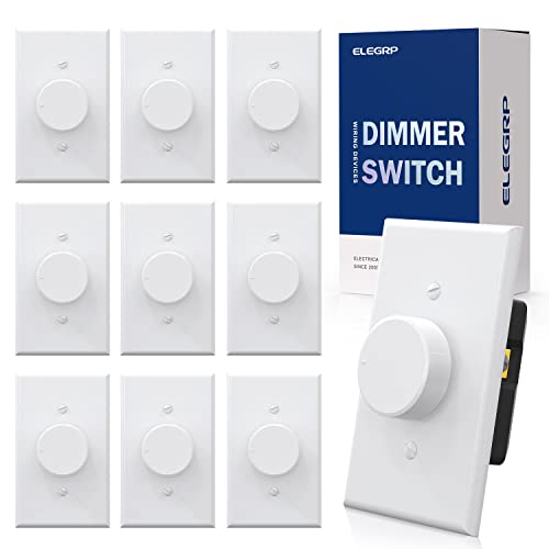 Digital Rotating Dimmer Switch for Dimmable LED (10 Count)