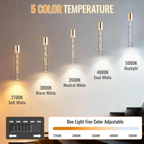 Modern LED Pendant Lights Kitchen Island Lighting (3 Count)