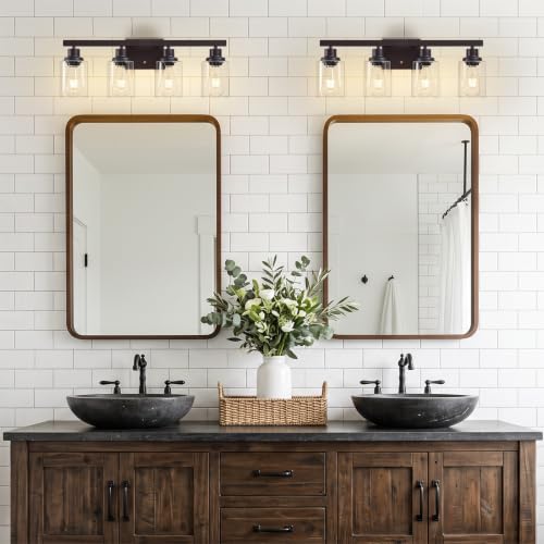 Oil Rubbed Bronze Vanity Lights for Bathroom