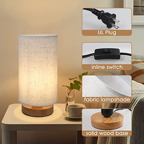 Minimalist Bedside Table Lamps for Bedrooms Set of 2 (2 Count)