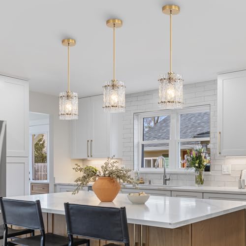 Gold Pendant Lights Kitchen Island (2 Count)