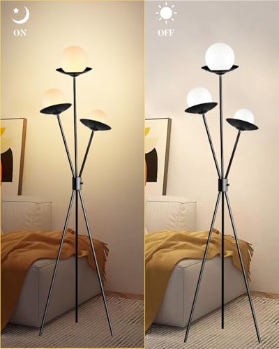 3 Globe Dimmable Tripod Floor Lamp (3 Count)