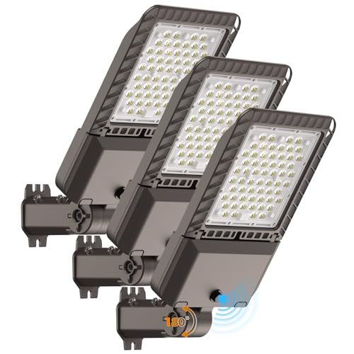 180W LED Parking Lot Light 45000LM Outdoor Street Lights 3 Pack