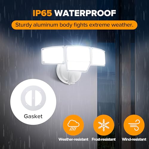 80W Dusk to Dawn Flood Lights Outdoor (4 Count)