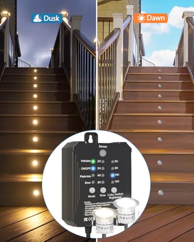 Low Voltage Deck Lights Kit 3CCT 2700K (10 Count)