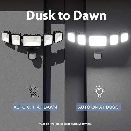 150W 15000LM LED Security Lights Motion Sensor Outdoor