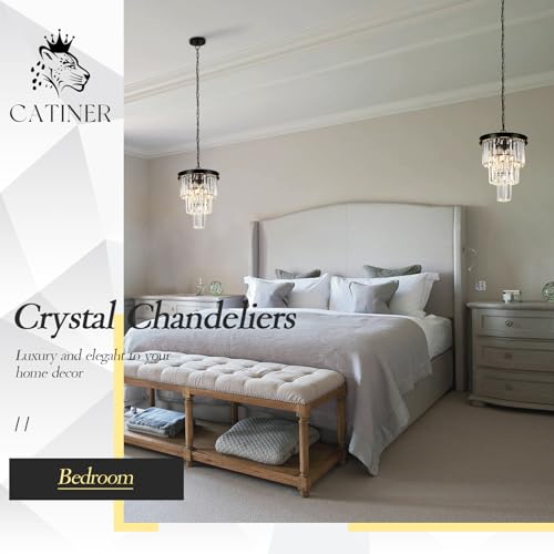 12" Modern Crystal Chandeliers