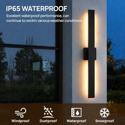 34 Inch Outdoor Wall Lights