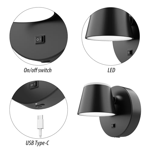 Battery Operated Wall Sconce with Remote