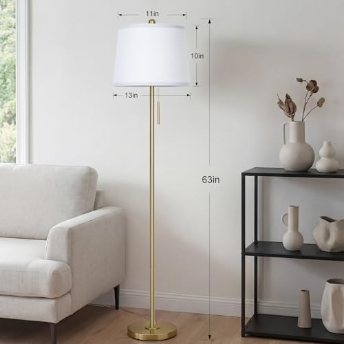 Gold Floor Lamps for Living Room