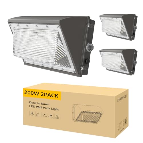 200W LED Wall Pack Light (2 Count)