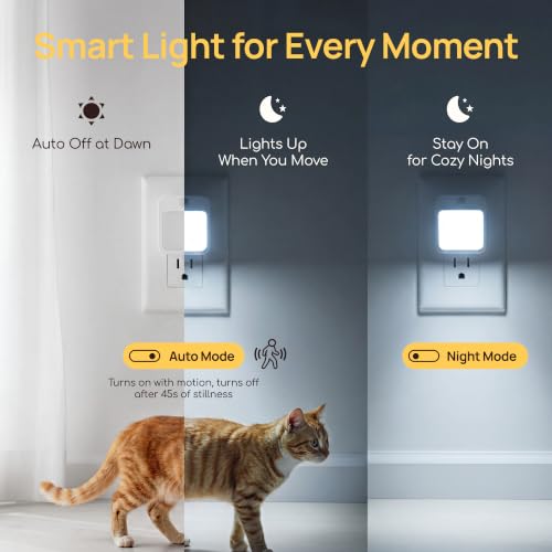 Plug in Night Light with Motion Sensor