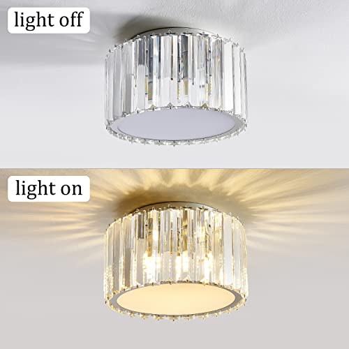 Modern Crystal Ceiling Light Fixture