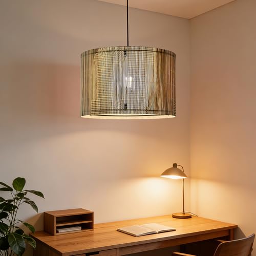 Modern lamp Shade Abstract Green Geometric Art Deco 13.8 * 9Inch