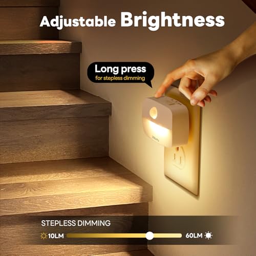 Plug in LED Night Light with Motion Sensor (6 Count)