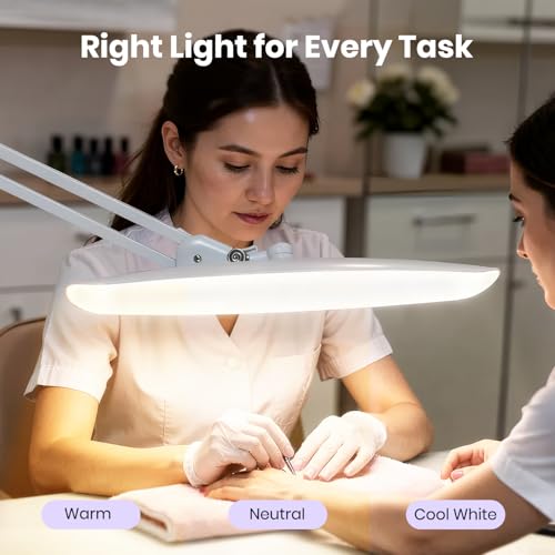 XL 2200 Lumens 20W LED Desk Lamp with Clamp