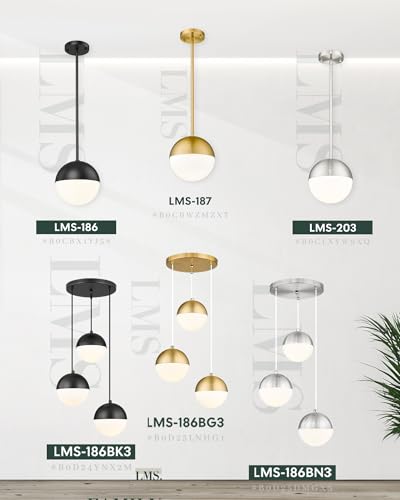Modern Pendant Lighting Gold Globe Pendant Light Fixture