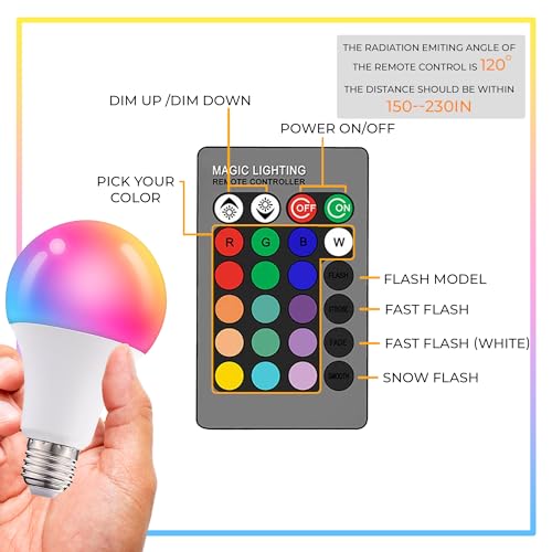 Dimmable E26 Warm LED Light Bulb (2 Count)