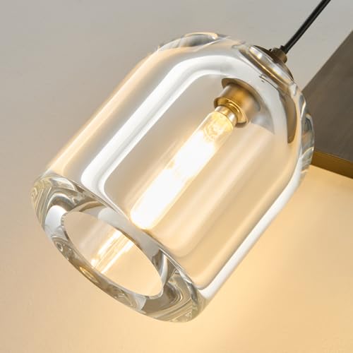 Crystal Brass Hemisphere Wall Sconce
