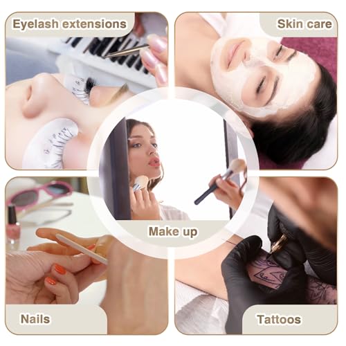 Wall Mount Lash Lamp Half Moon Shaped LED Lash Nail Light Cool