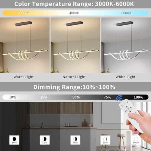 Modern LED Pendant Lights Kitchen Island