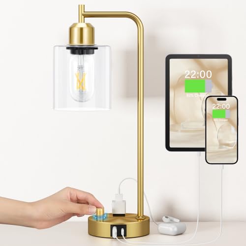 Gold Table Lamp for Bedroom