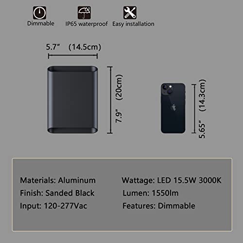 Wall Lights for Bedroom Up and Down Indoor Wall Light
