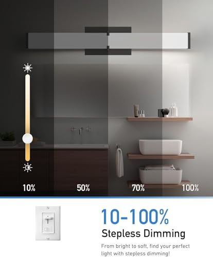 Modern Bathroom Light Fixtures Over Mirror 16 Inch