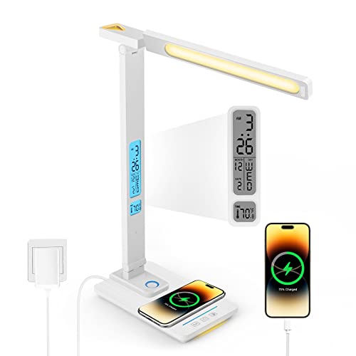 LED Desk Lamp with Wireless Charger