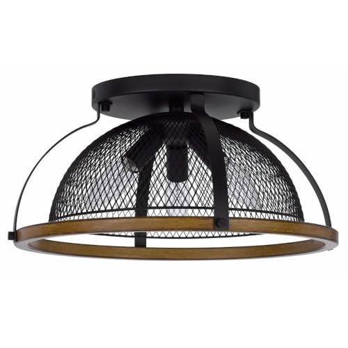 Lighting 60W X 3 Longmont Metal Semi Flush Mount Fixture