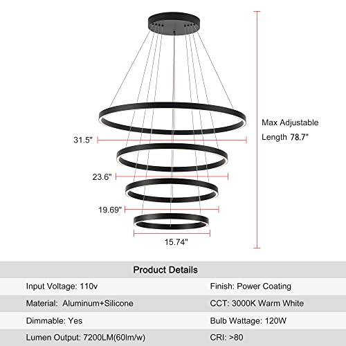 Large Modern Chandelier