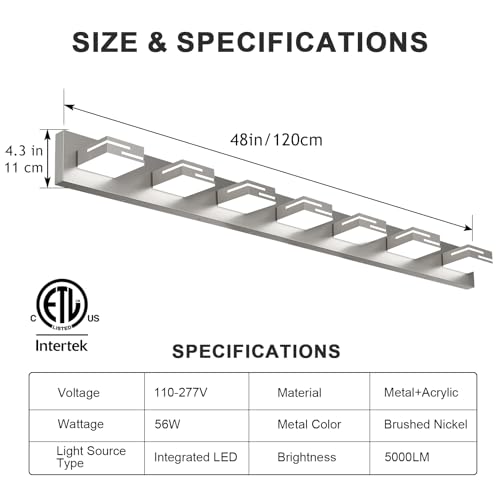 LED Modern Bathroom Vanity Light Fixtures