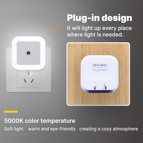 Night Lights Plug into Wall (6 Count)