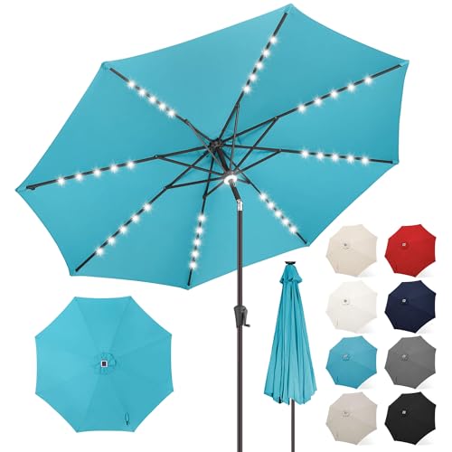 Solar Patio Umbrella with a Centre Light