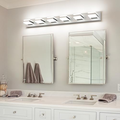 LED Modern Bathroom Vanity Lights Over Mirror (6 Count)
