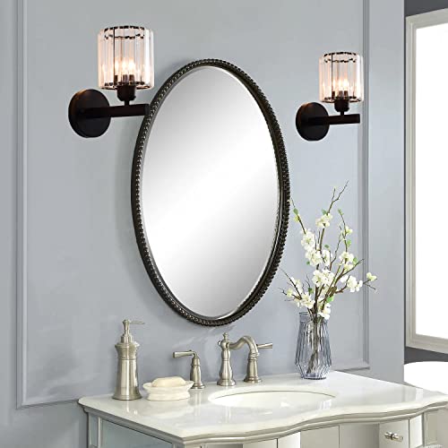 Black Wall Sconces Set of 2