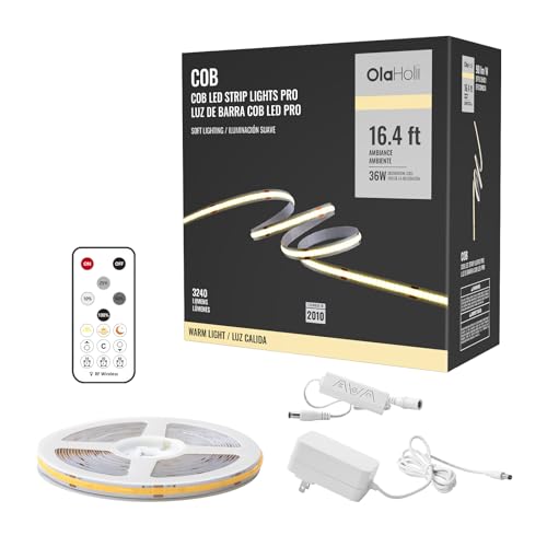 16.4ft COB LED Strip Light with Remote (16.4 Foot)