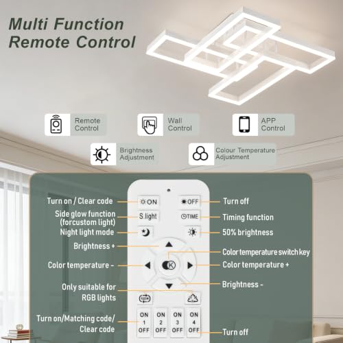Modern Led Ceiling Light for Living Room