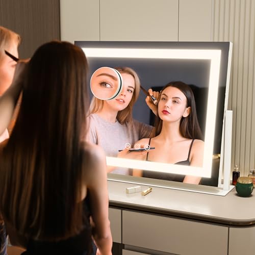 Vanity Mirror with Lights 22''x18'' Makeup Mirror with Lights
