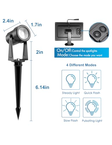 Solar Landscape Spotlights (8 Count)